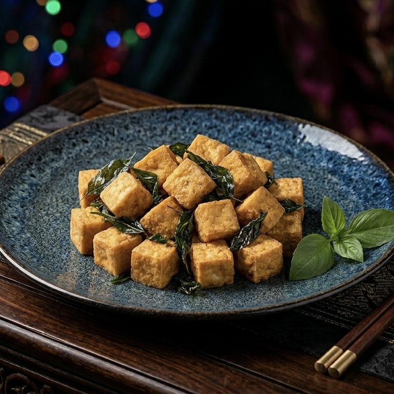 Five Spices Popcorn Tofu