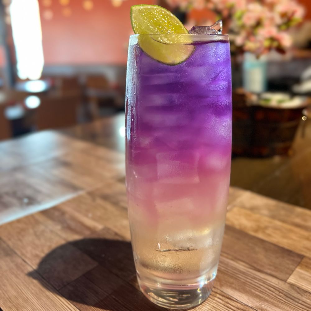 Blue Lemongrass Tea Lemonade