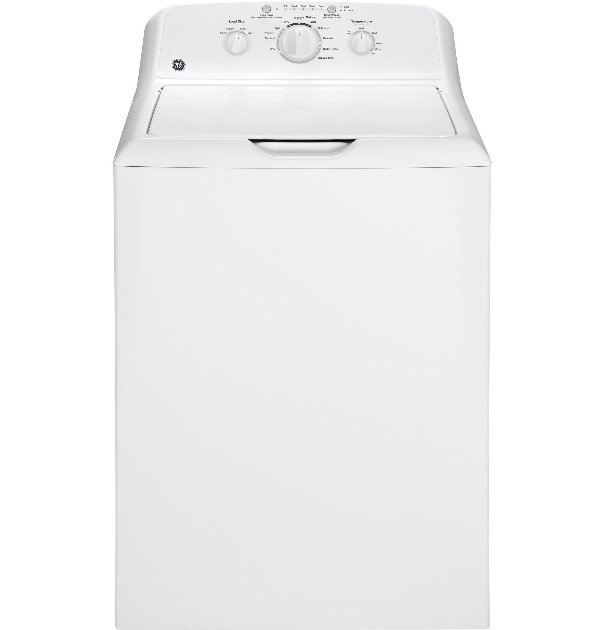 GE 4.0 cu ft  Top Load Washer-White