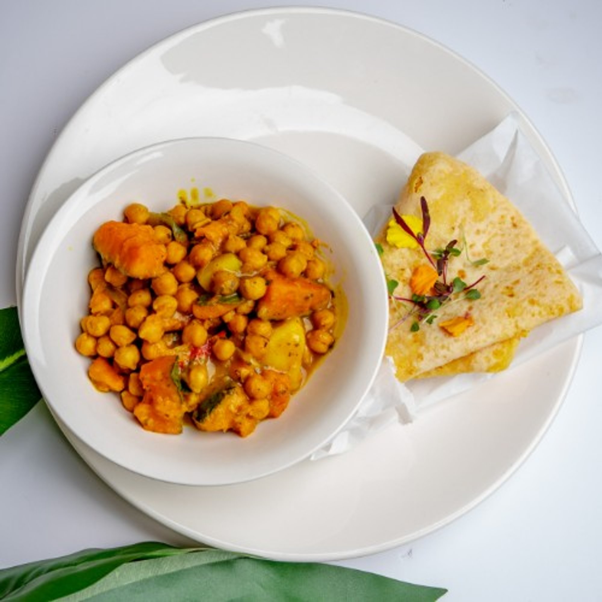 Curry Pumpkin Roti
