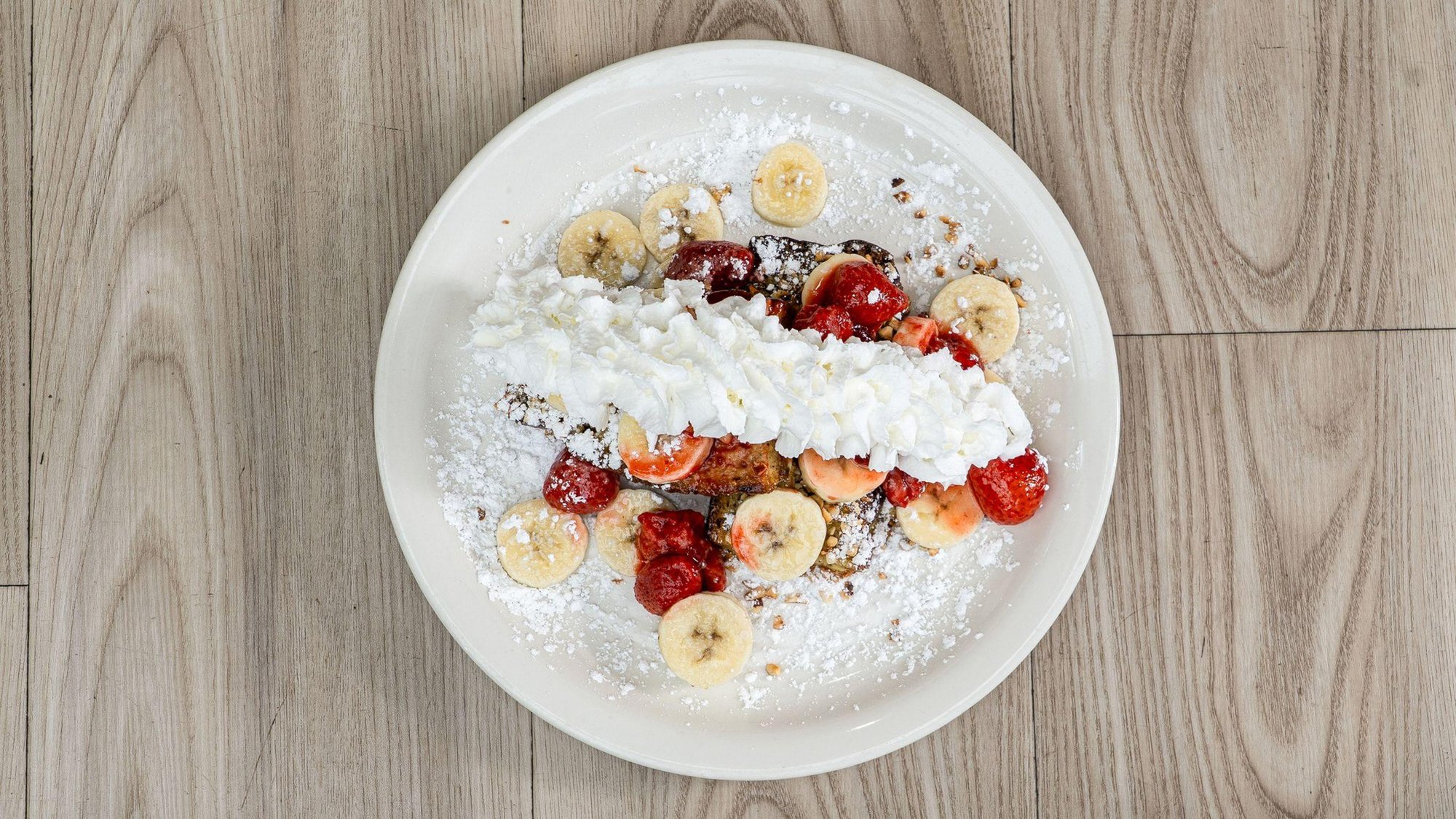 Hazelnut Banana Bread French Toast (GF)
