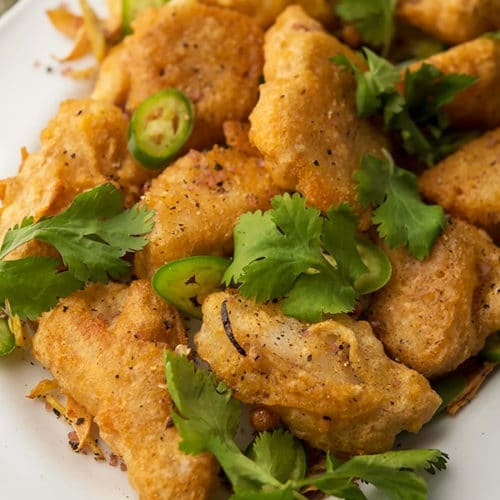 Pepper Fish w. Sea Salt (fried)
