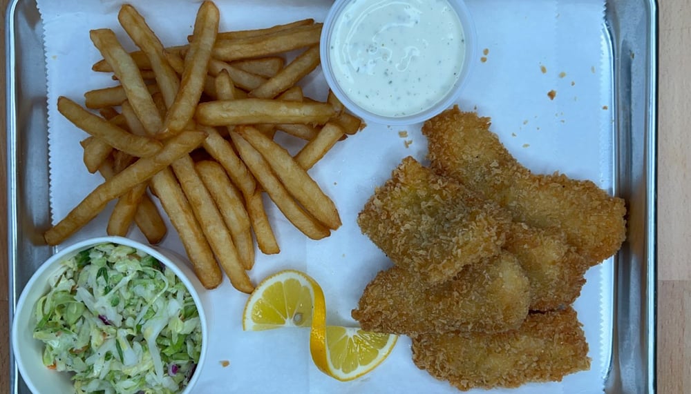 Panko Crusted White Fish