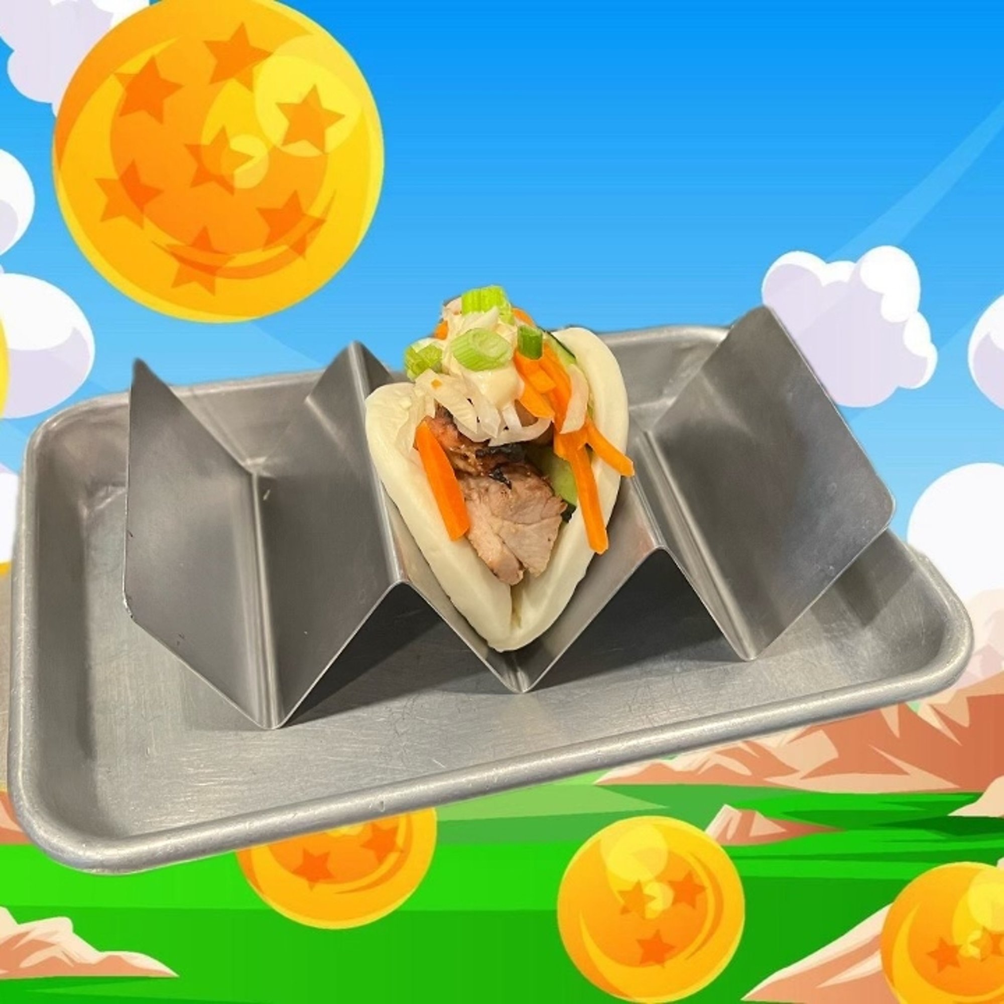 Grilled Chicken Bao Bun