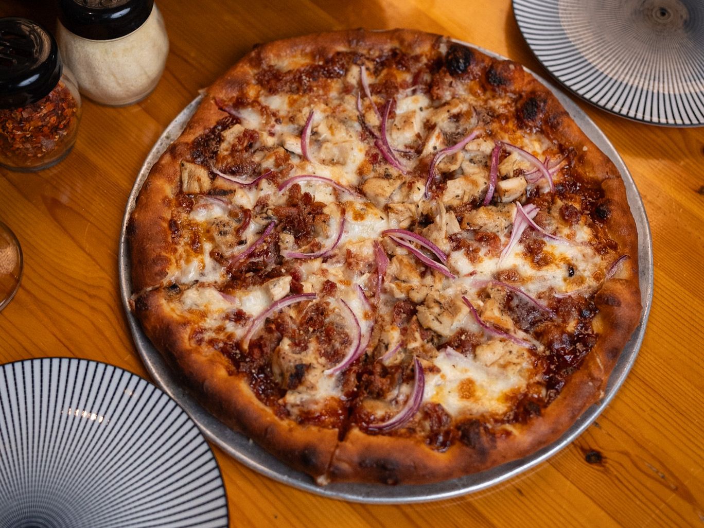 9" Chicken BBQ Wood Fire