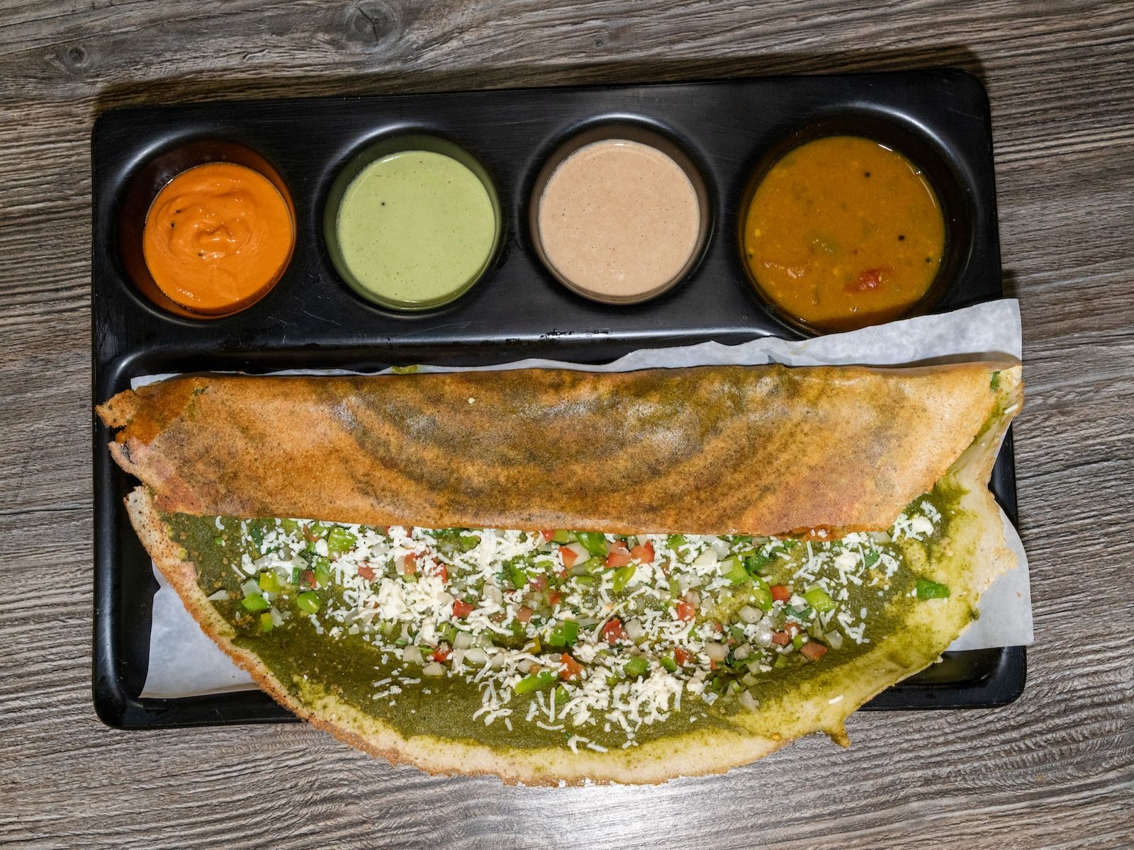 S6. Palak Paneer Dosa