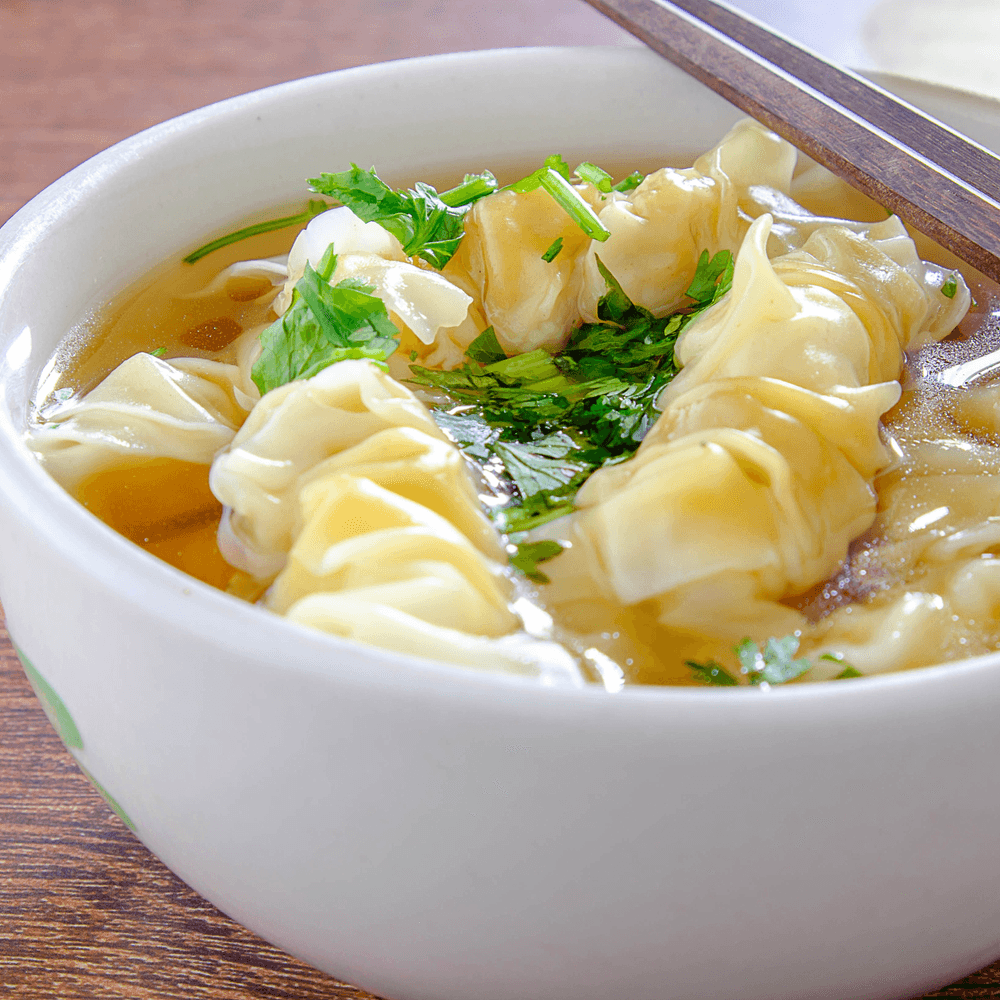Shrimp Dumpling Noodle Soup