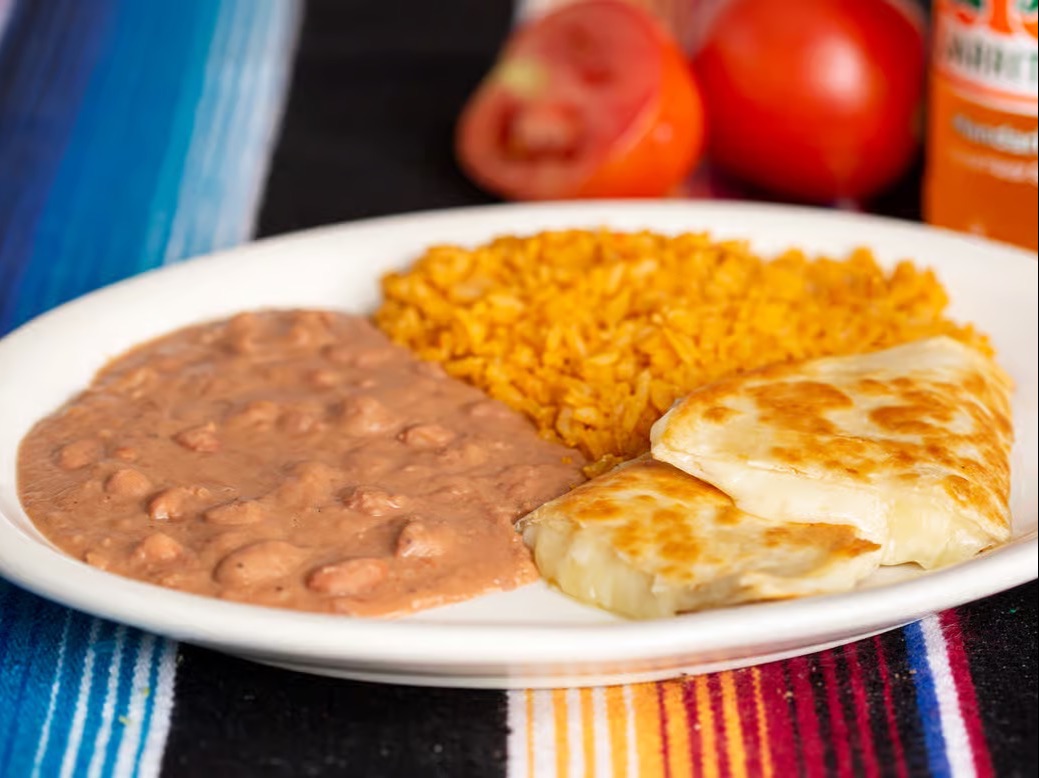 KIDS QUESADILLA RICE & BEANS