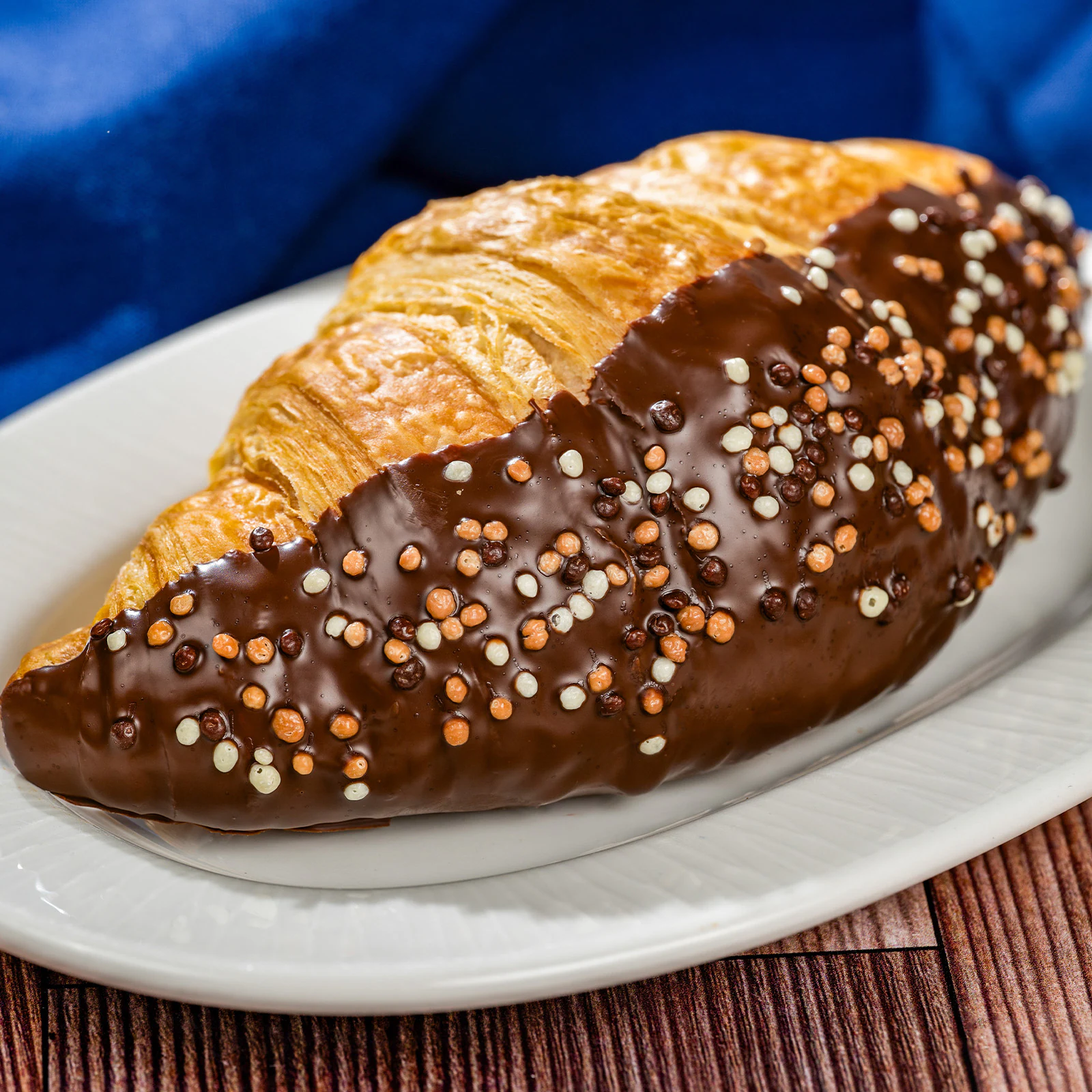 Chocolate-dipped Croissant