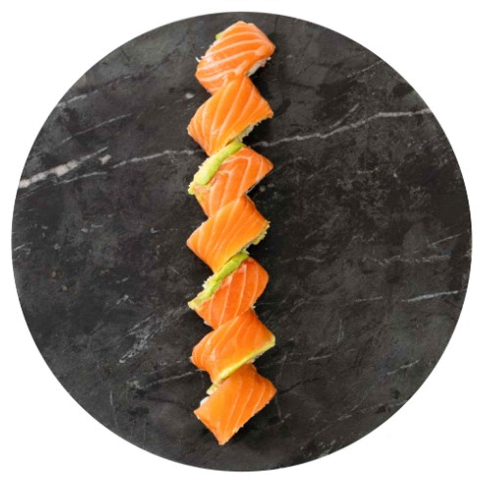 Salmon crème fraîche roll
