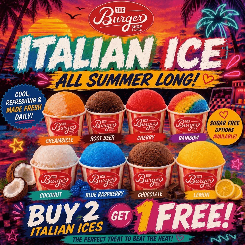 Gourmet Italian Ice - Buy 2 and get 1 free