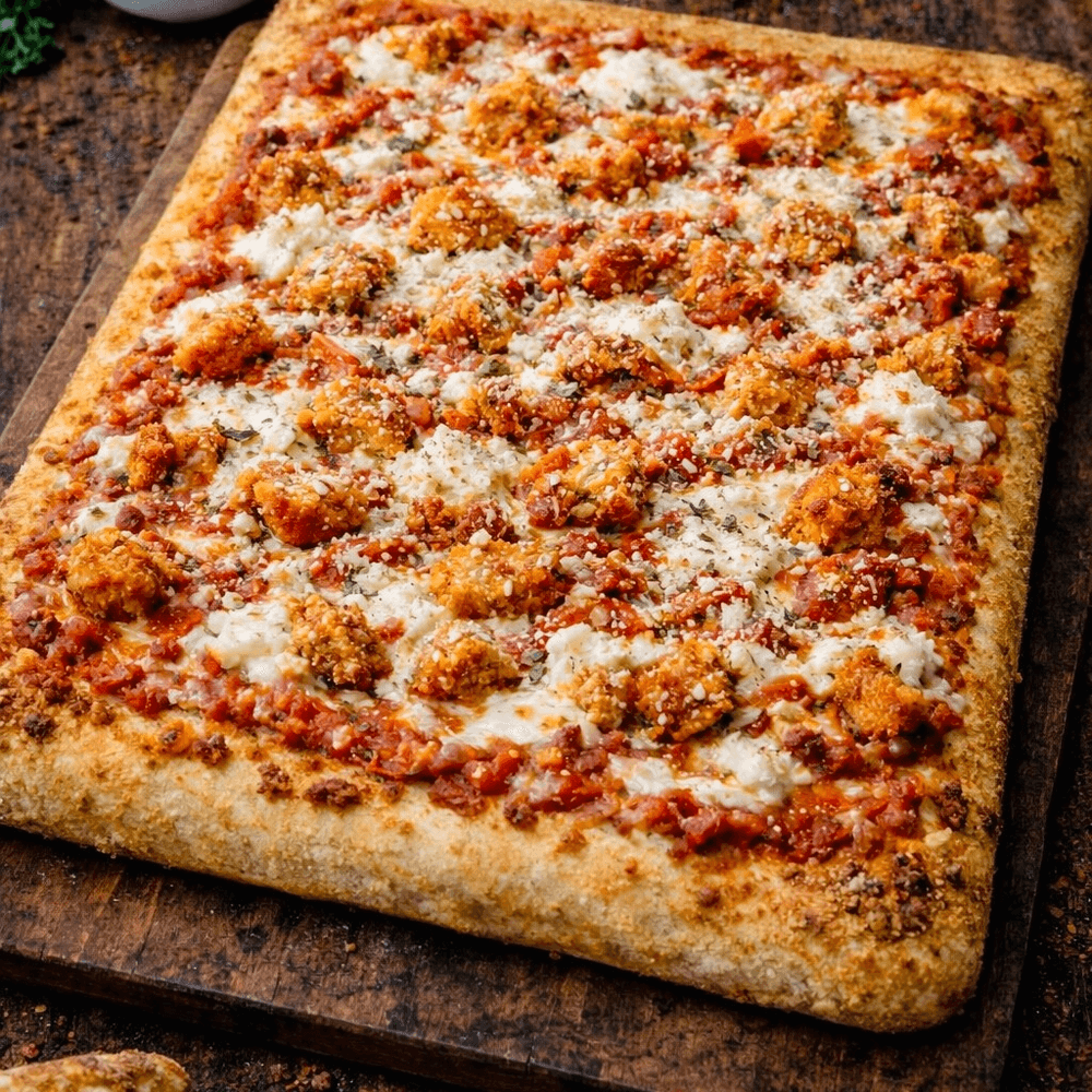 Sicilian Chicken Parmigiana Pizza
