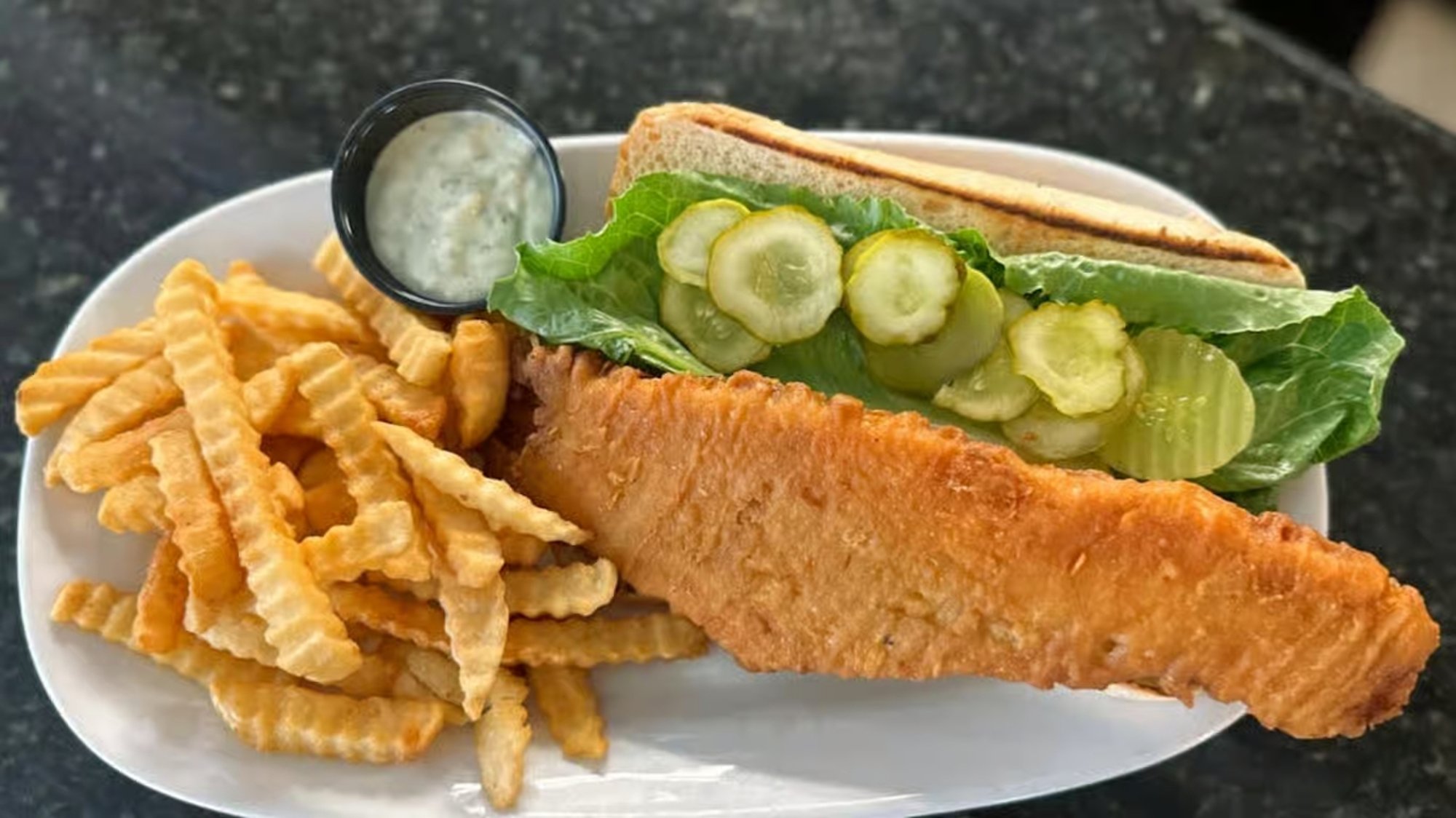 Fish & Chips Sandwich