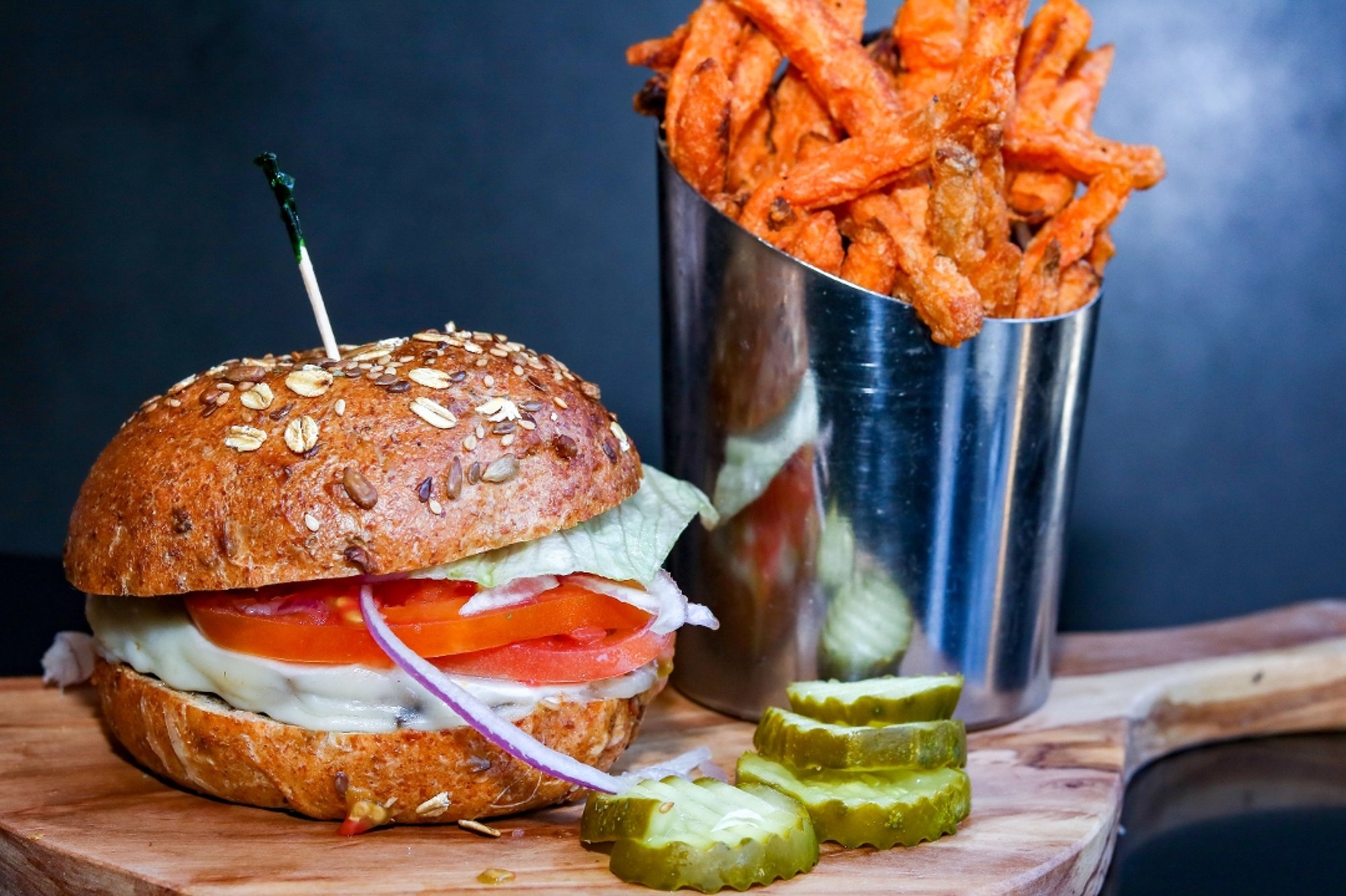 Organic Bison Burger