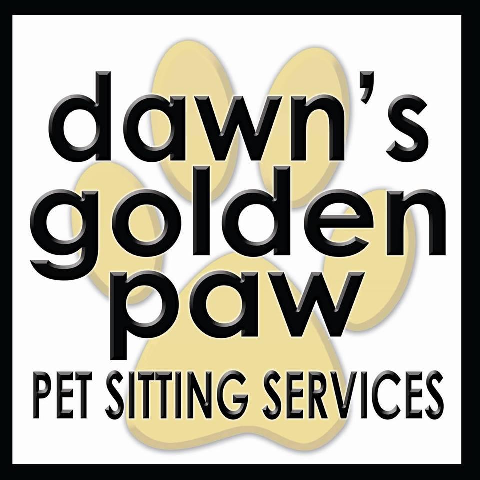 Dawn&apos;s Golden Paw Pet Sitting Services Logo