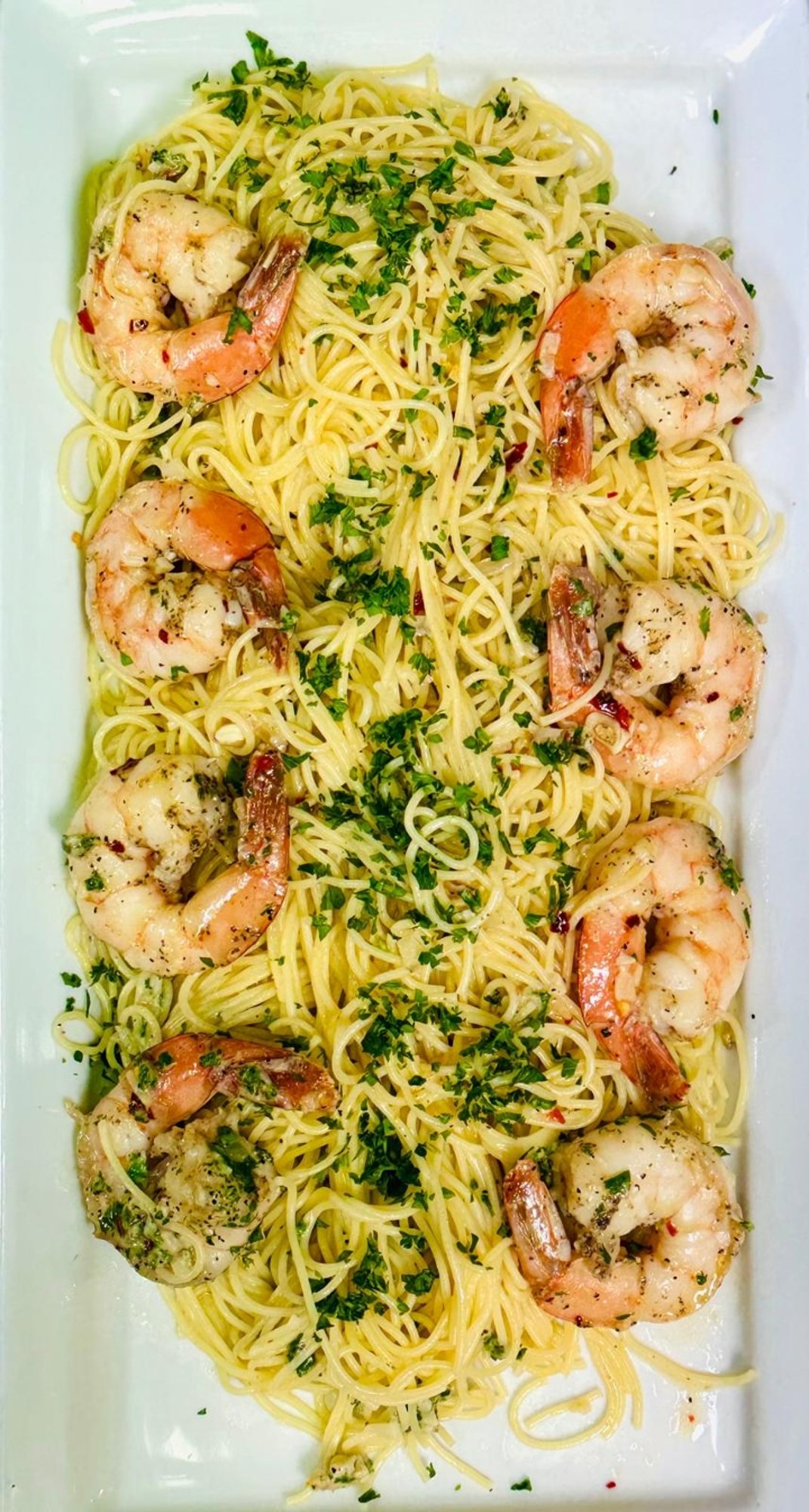 Shrimp Scampi with Angel Hair