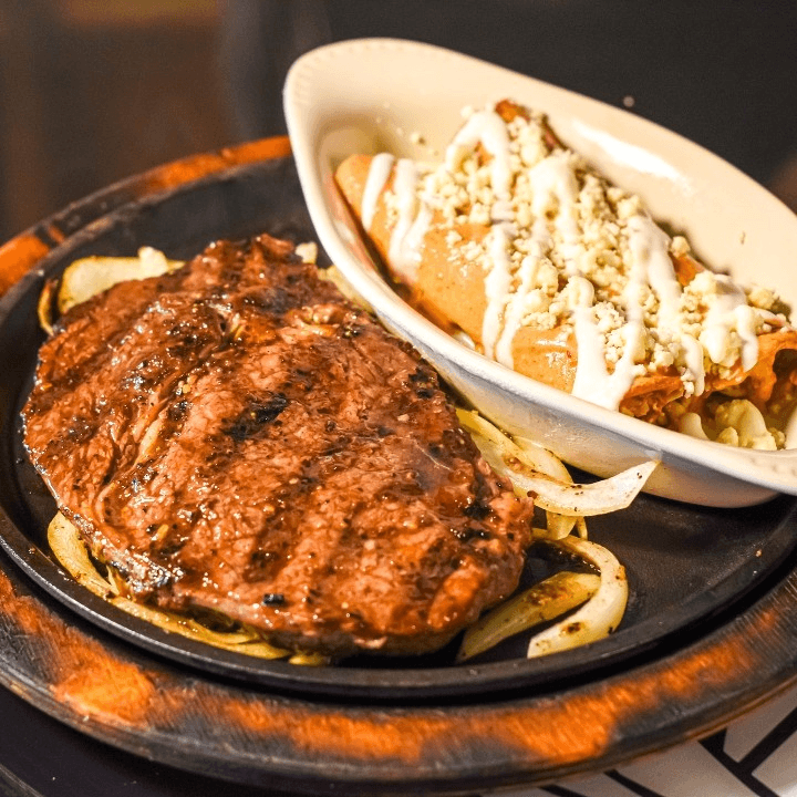 Ribeye Steak & Enchilada
