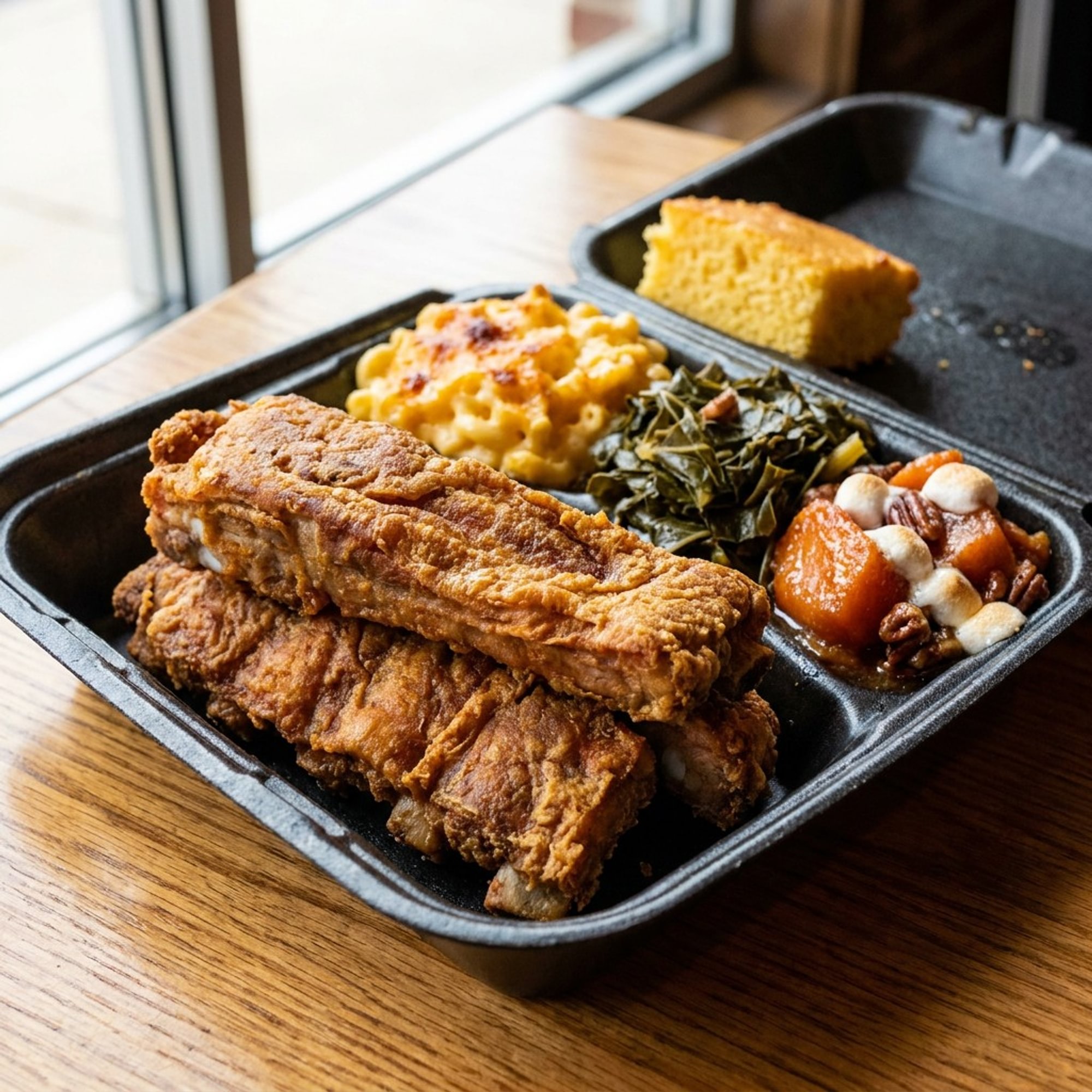 Fried Ribs Heritage Plate