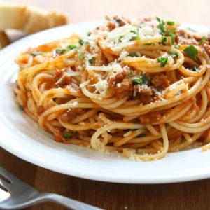 Spaghetti Marinara Meal