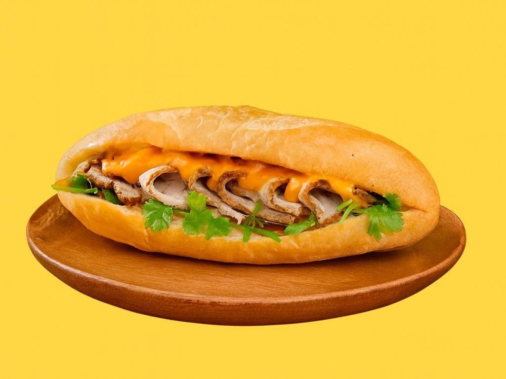 Ham and Cheese Banh Mi