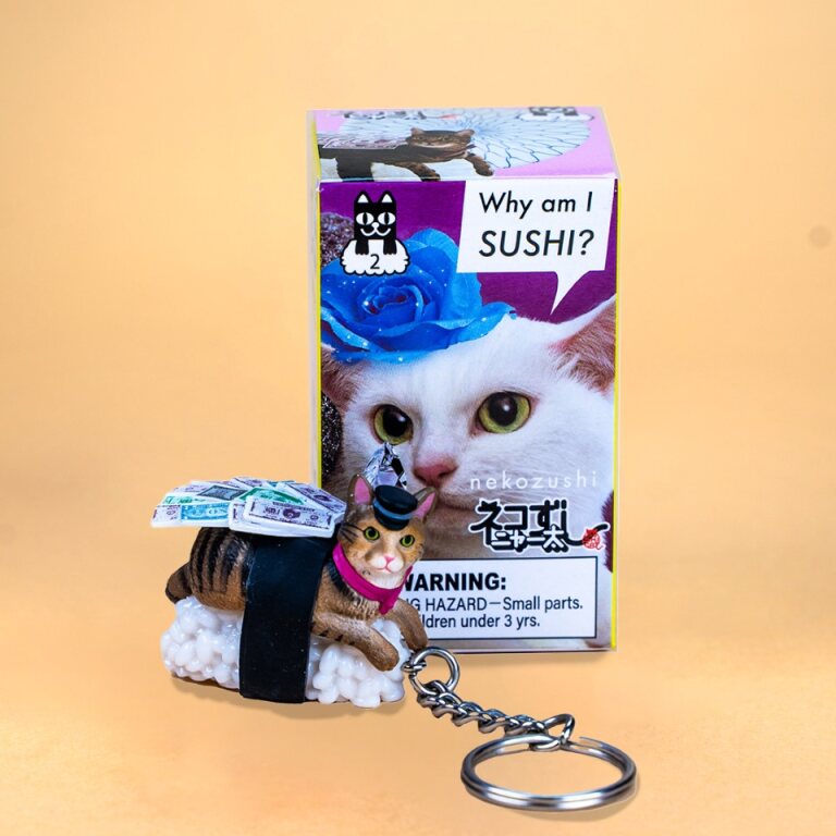 Nekozushi (Sushi Cat) Keyring