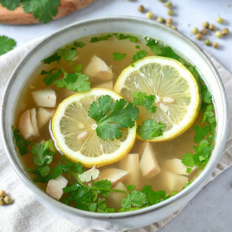 Lemon Coriander Soup
