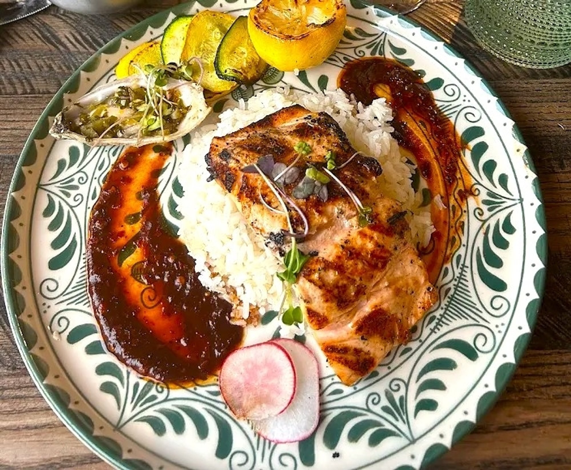 Salmon al Mezcal