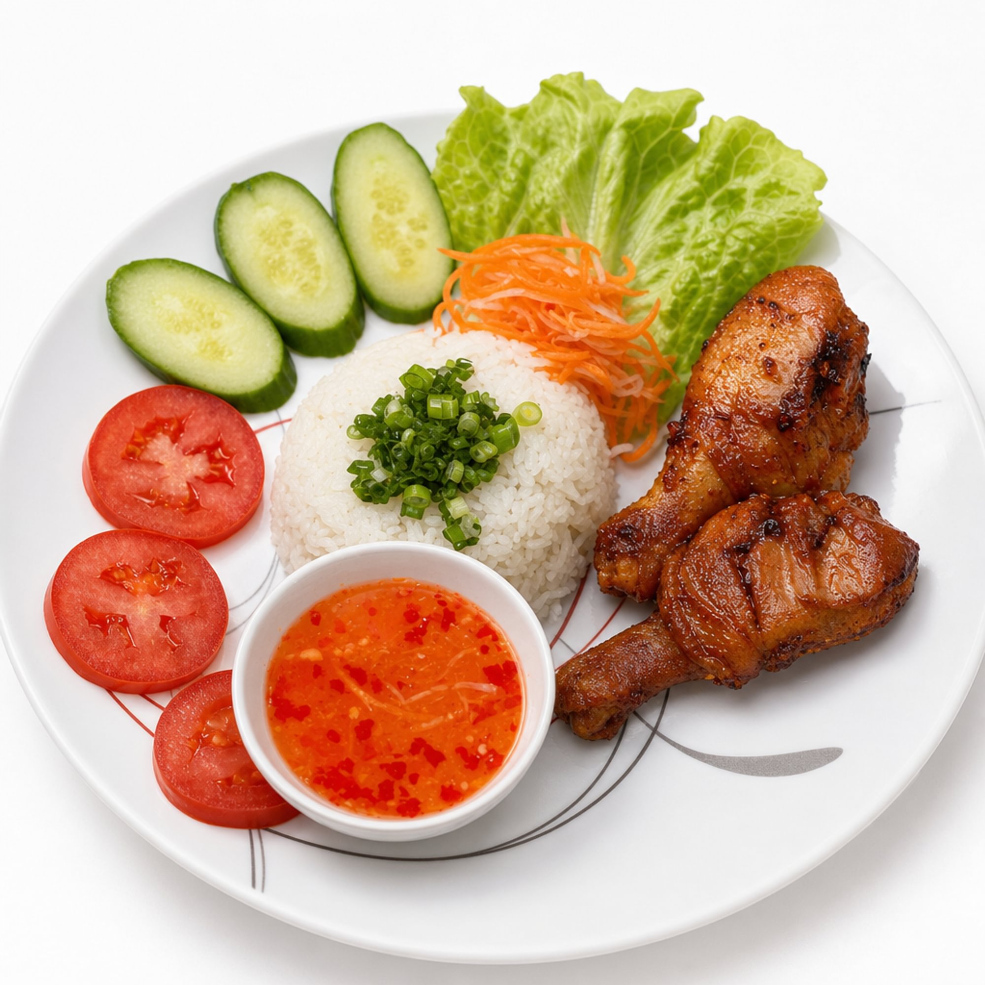 28. Cơm Gà Nướng (Grilled Chicken)