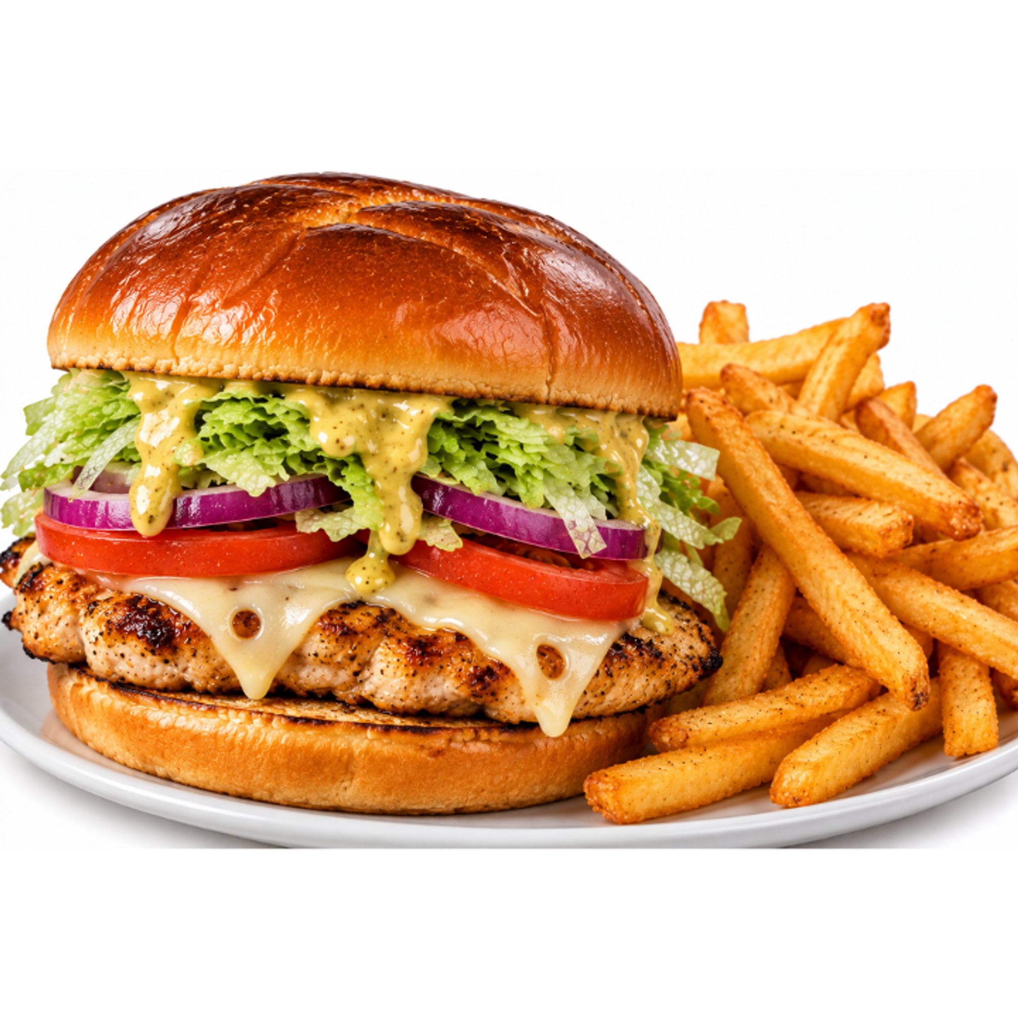 Honey Mustard Grilled Chicken Sandwich