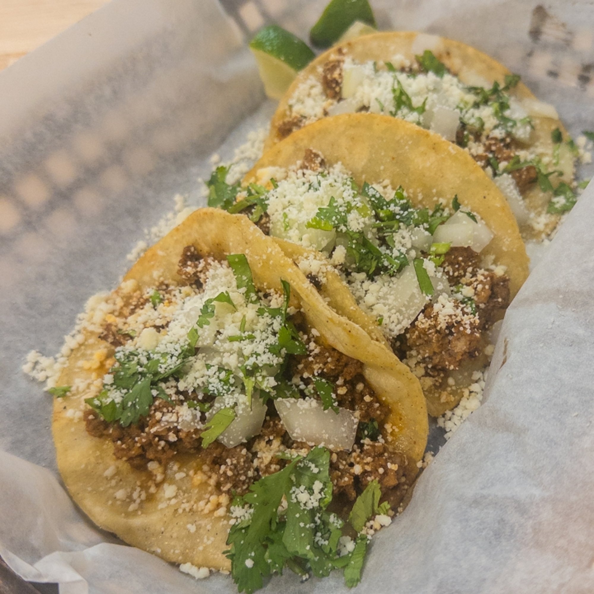 Street Style Ground Beef Tacos