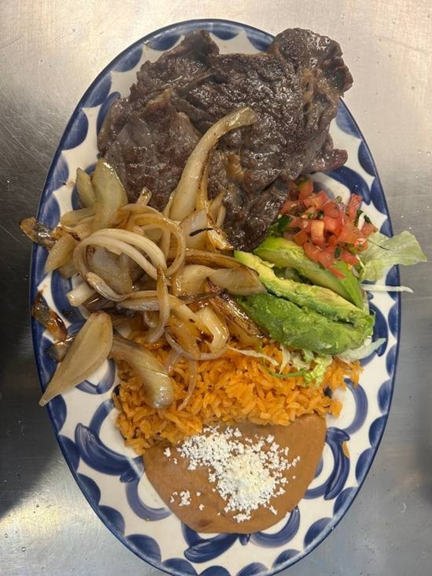 carne asada platter