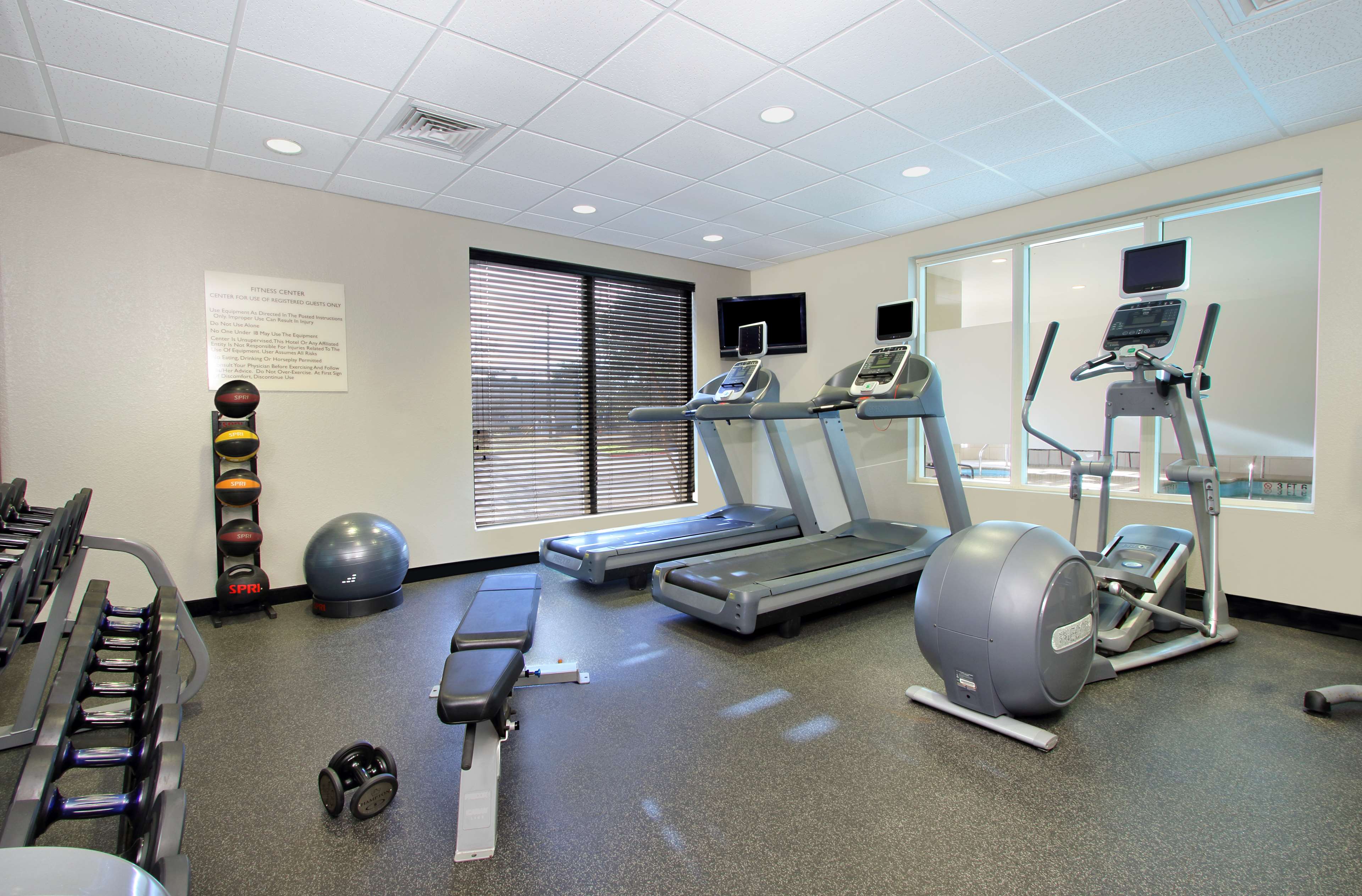 Health club  fitness center  gym