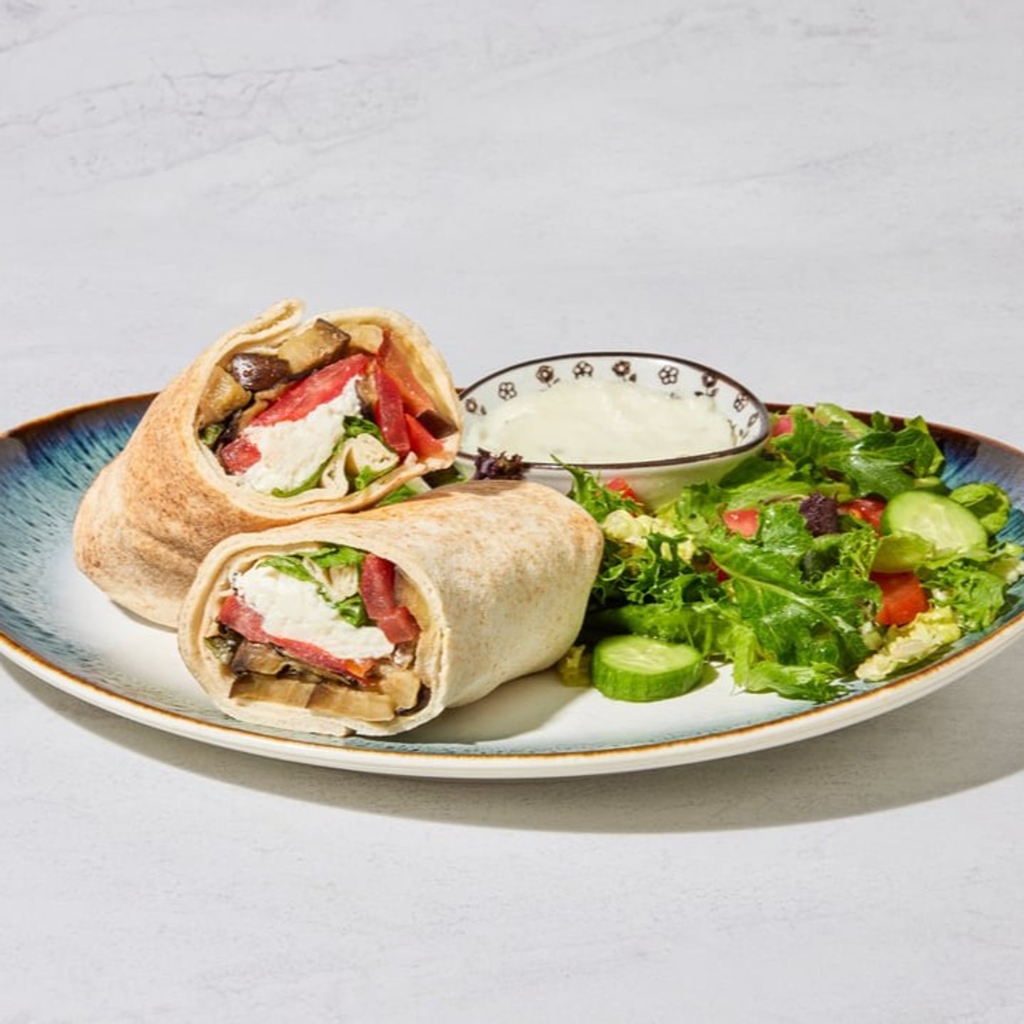 13. Grilled Eggplant Wrap