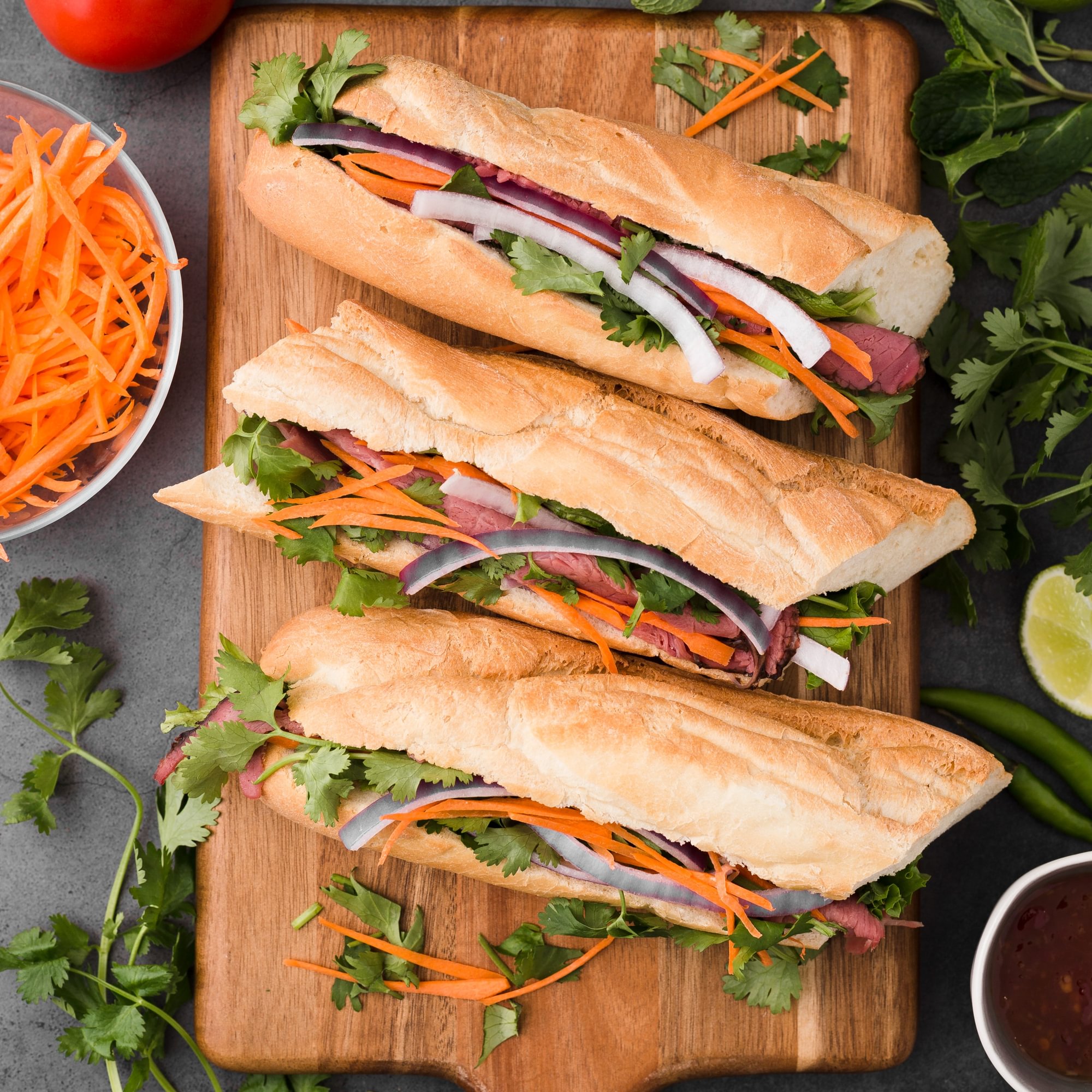 31. Bánh Mì Bò – Steak Banh Mi