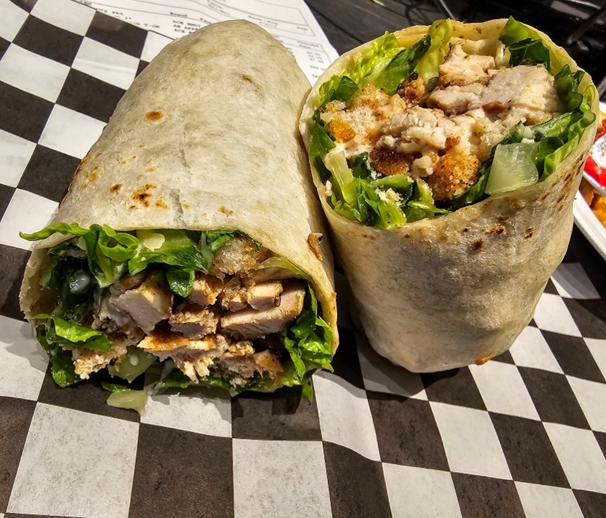 Caesar Chicken Wrap