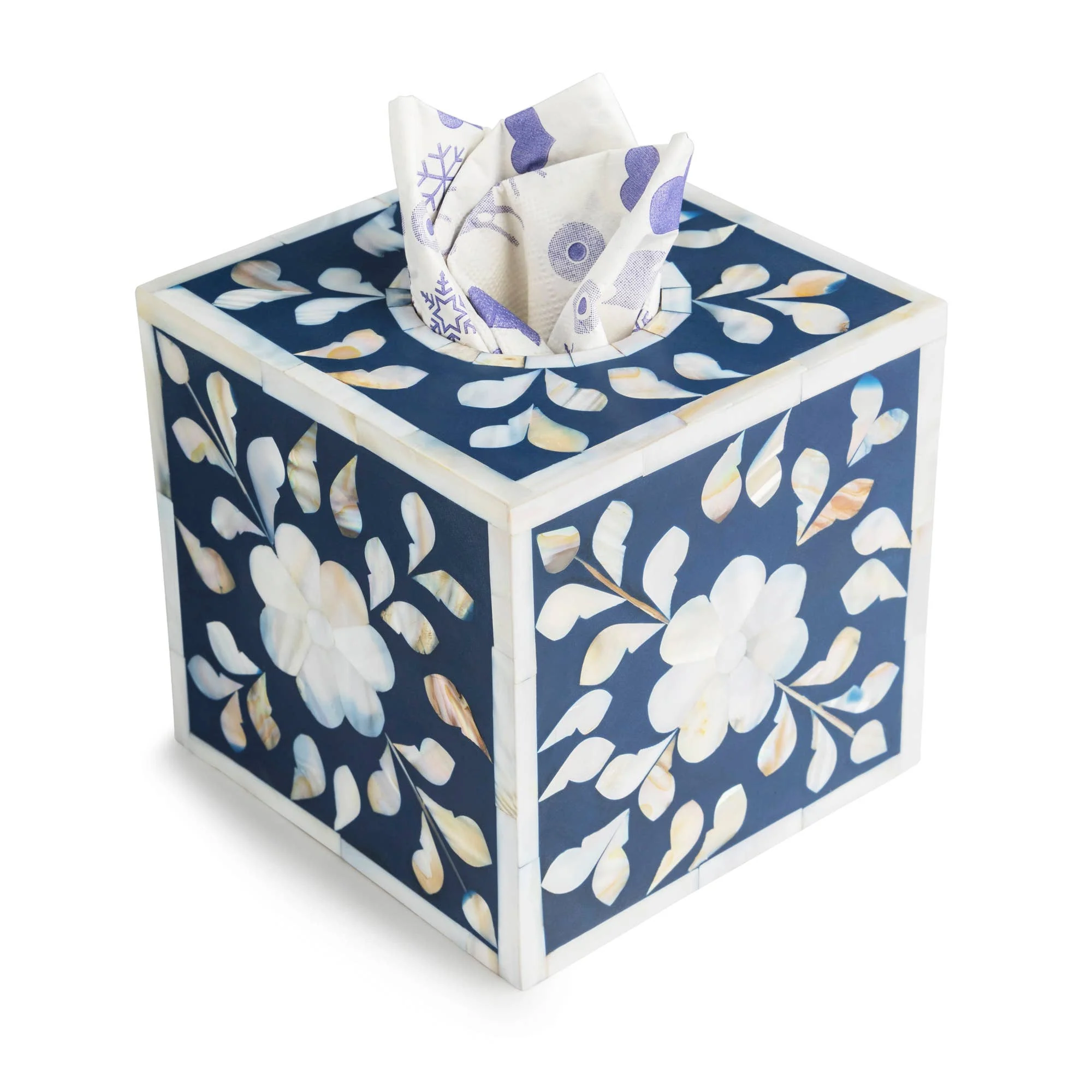 Gauri Kohli - Jodhpur Mother of Pearl Tissue Box Cover