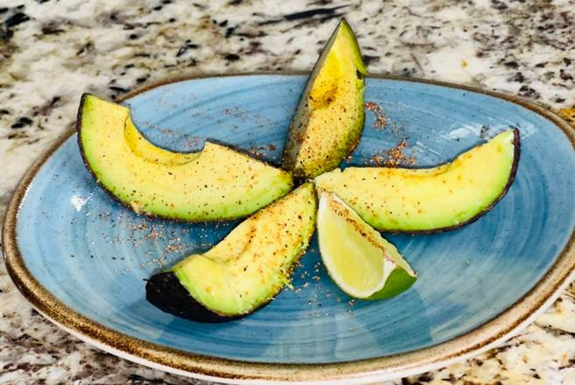 Sliced Half Avocado
