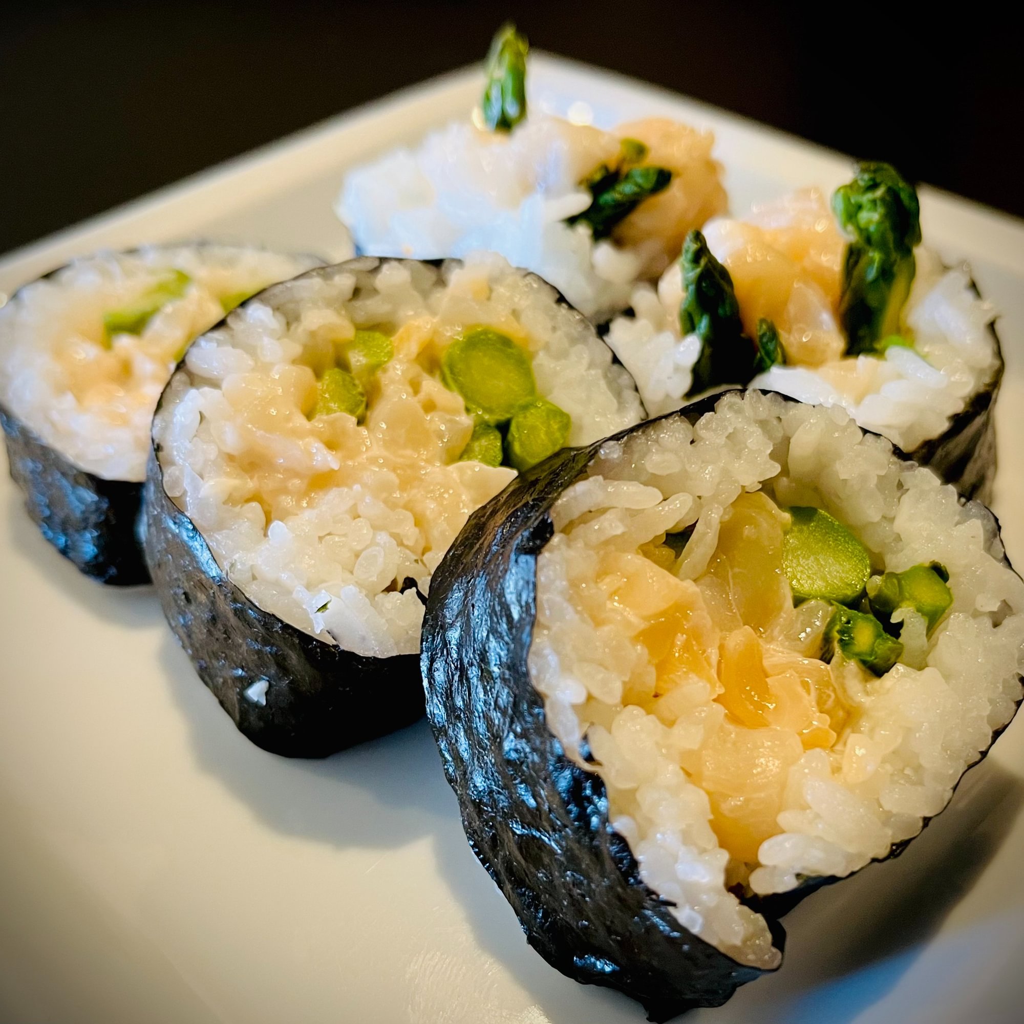 Scallop & Asparagus Roll