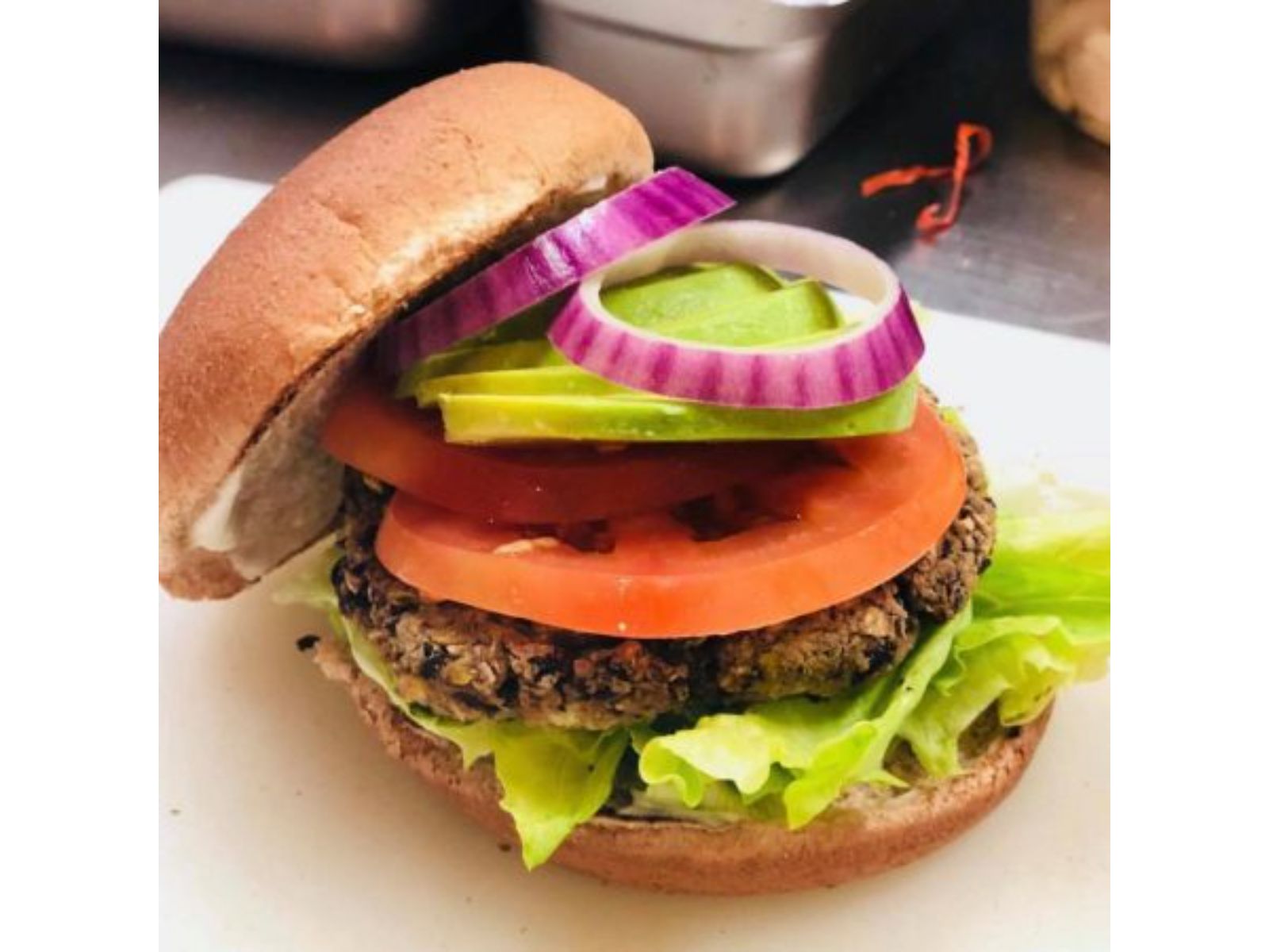 Spicy Black Bean Burger
