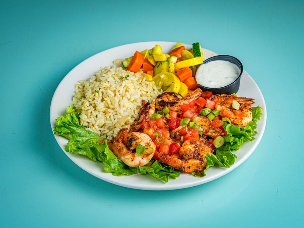 Black and Bleu Shrimp