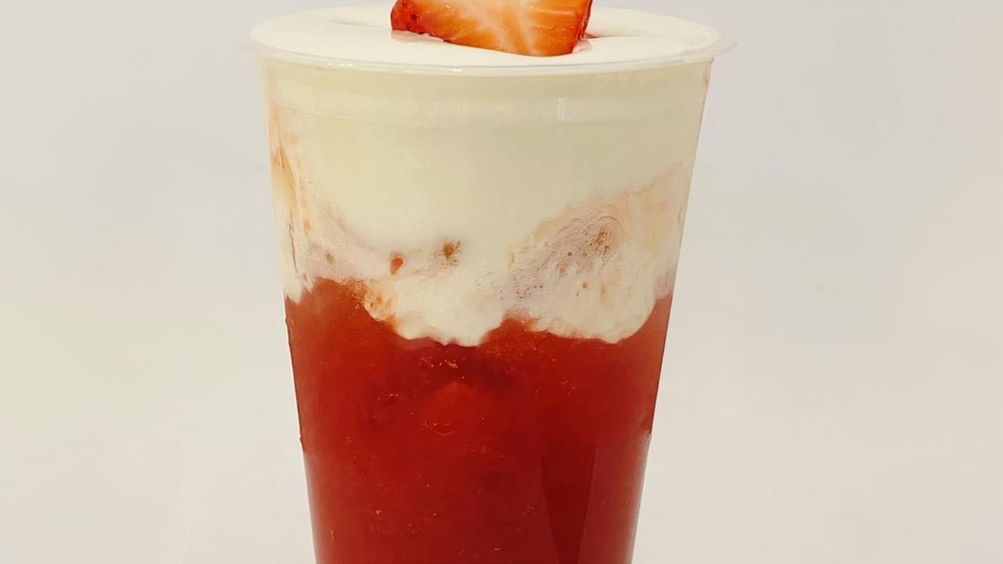Muddy strawberry with cream