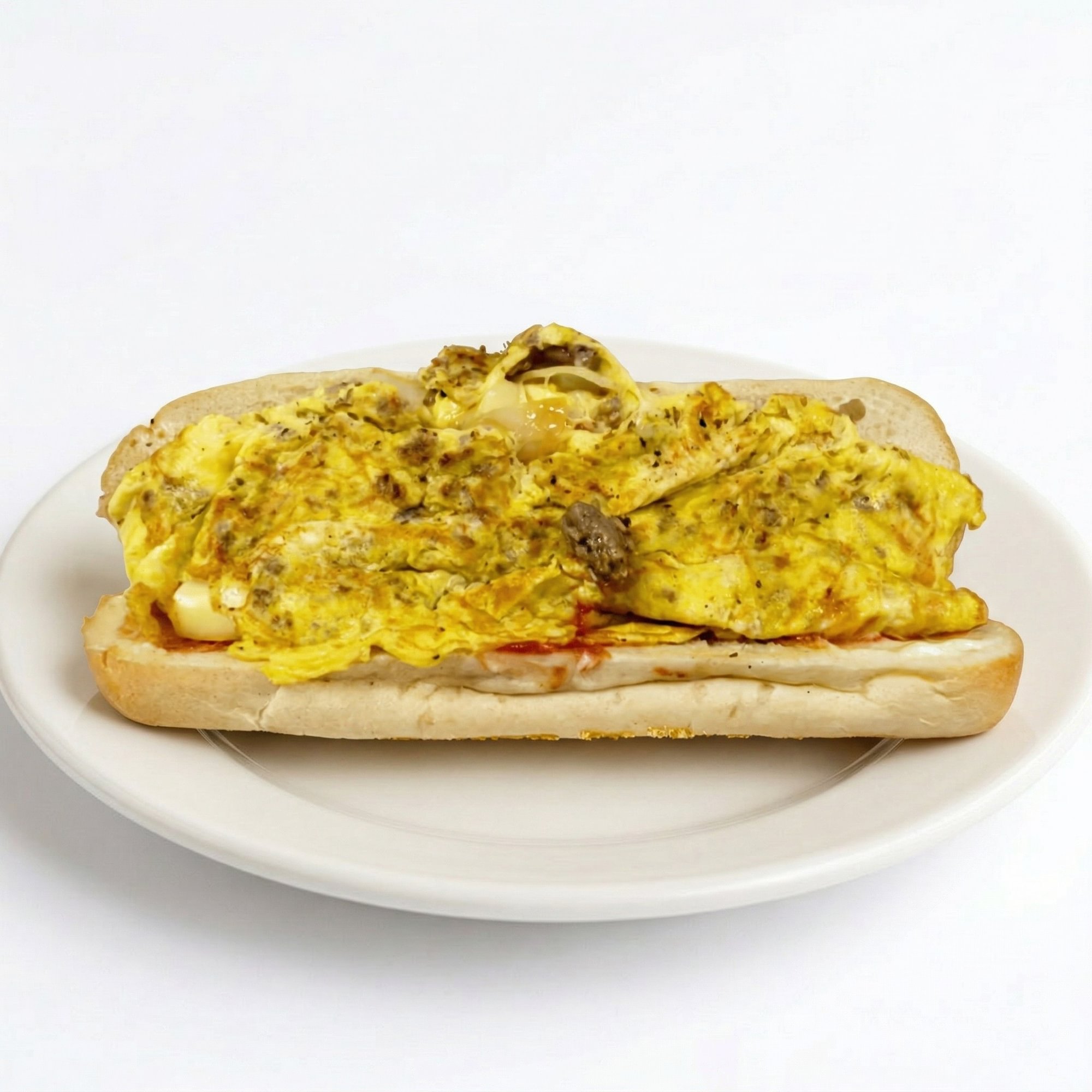 Steak, Egg & Cheese Sandwich