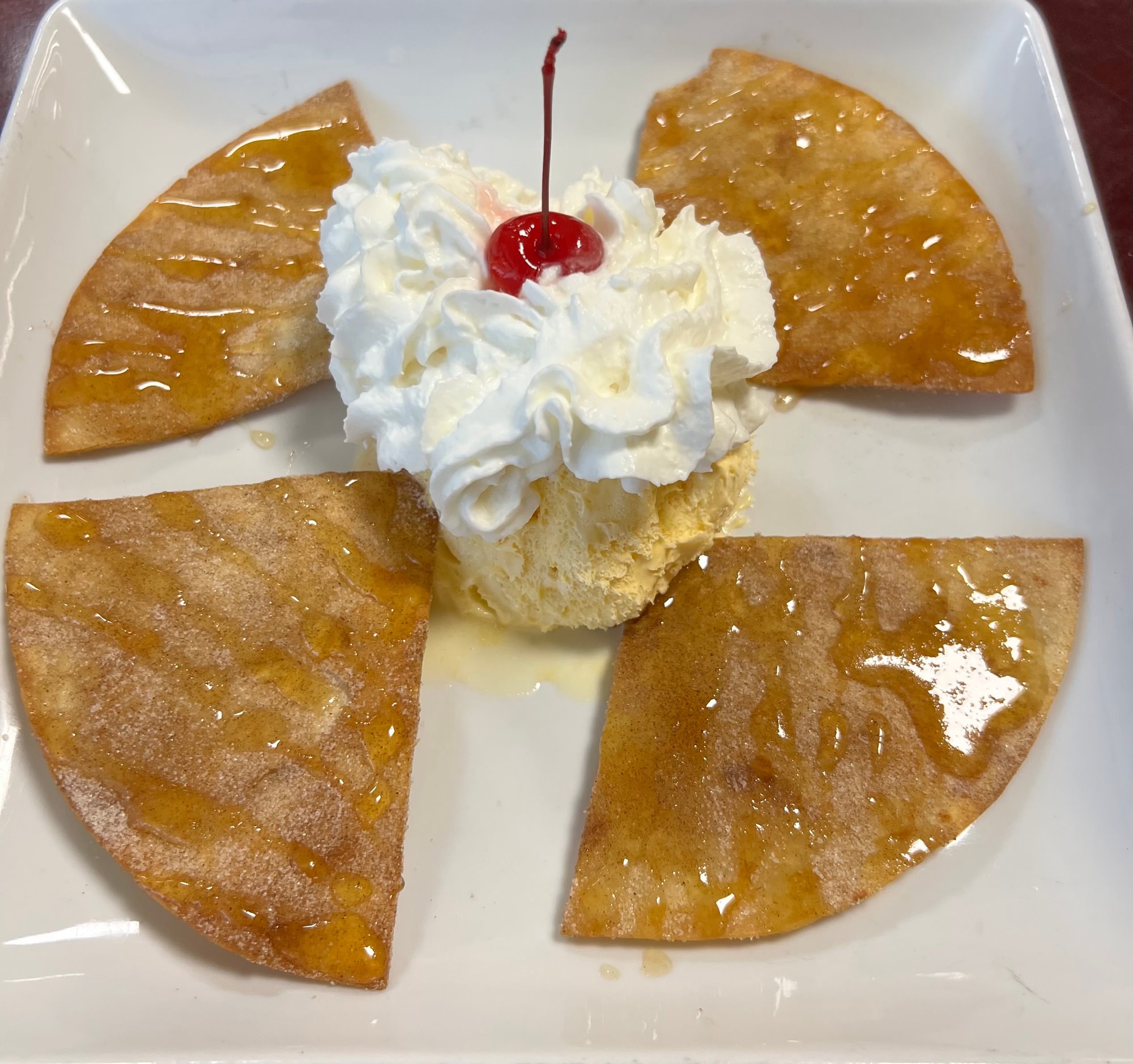 Sopapillas with Ice Cream