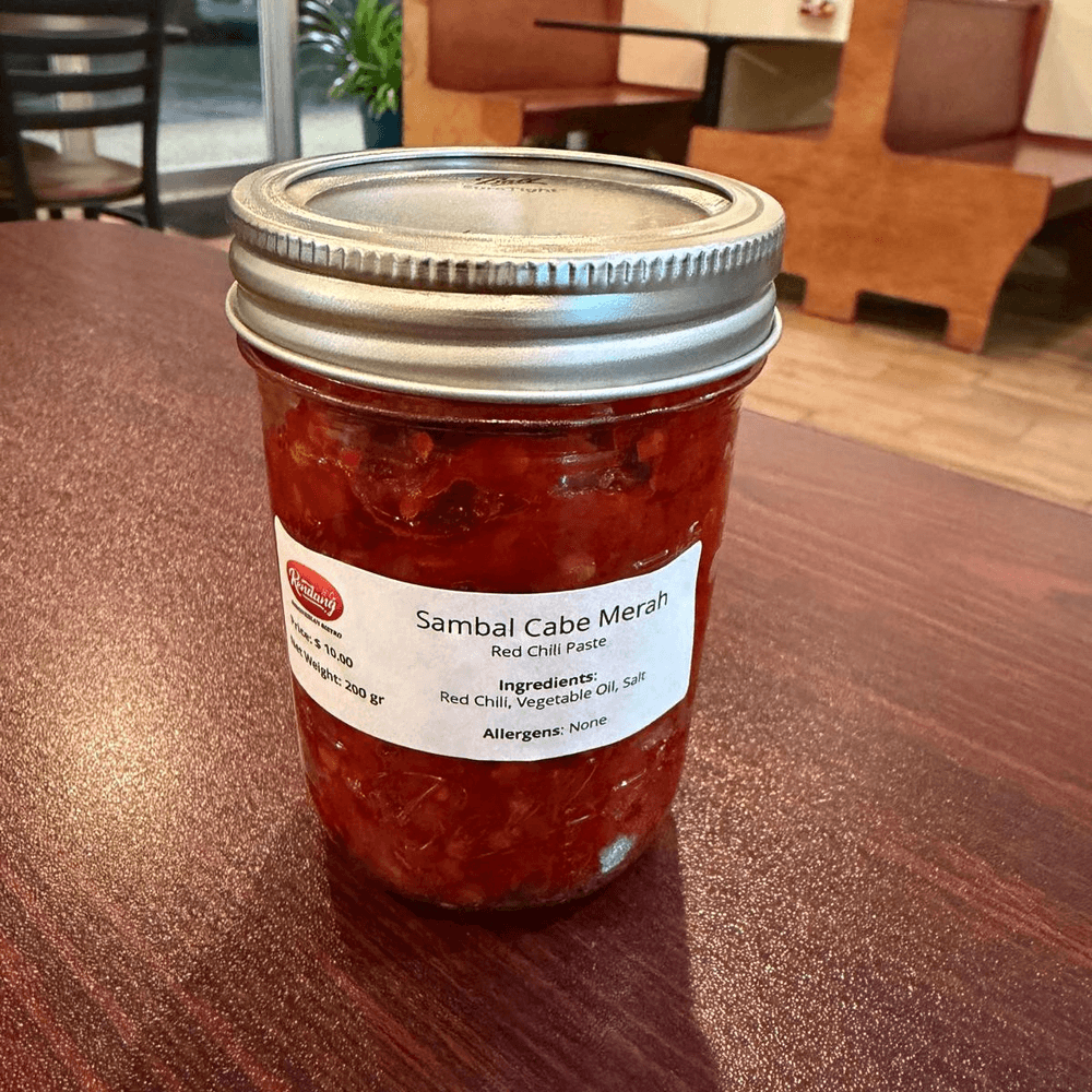 Sambal Merah in a Jar