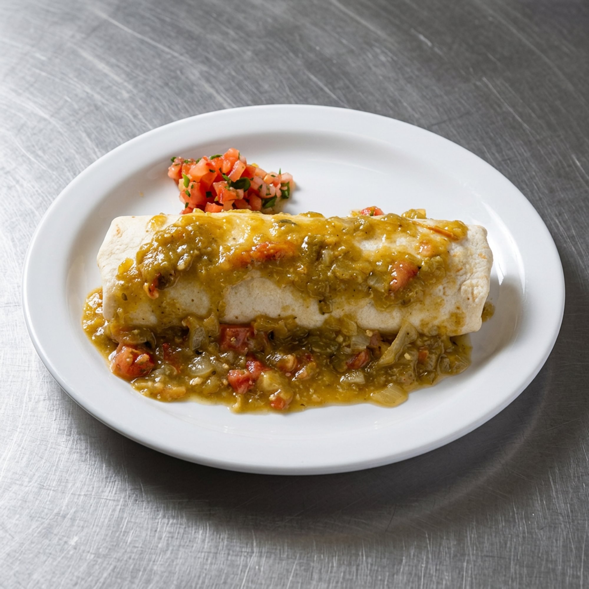 Scramble Veggie Burrito