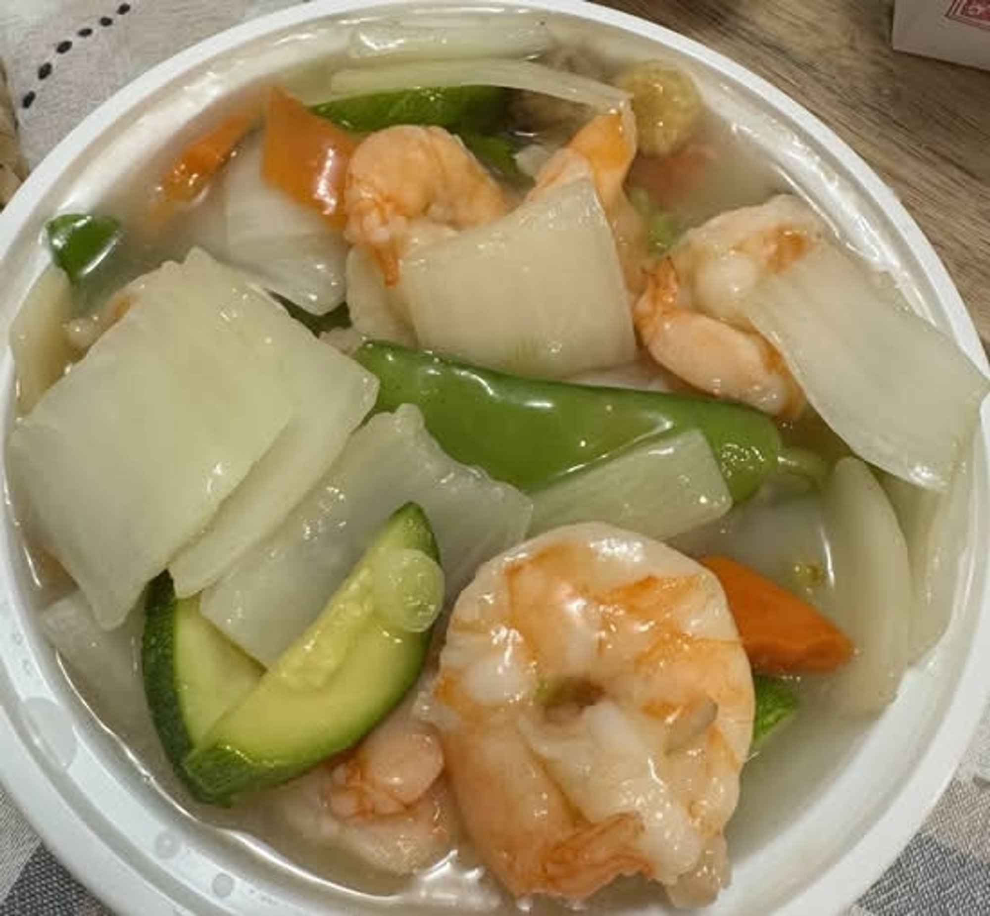 Shrimp with Chinese Vegetable