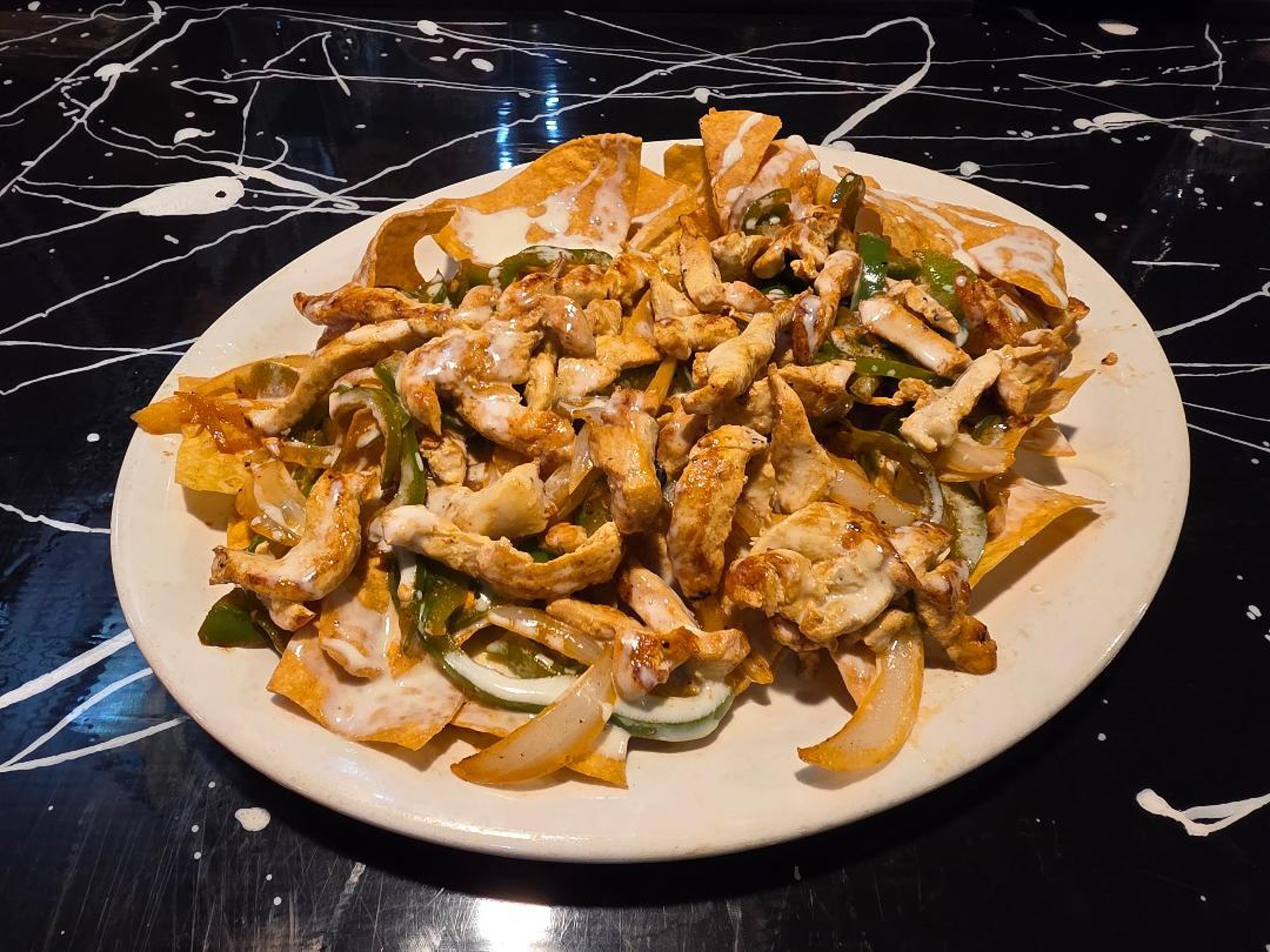Grilled Chicken Nachos