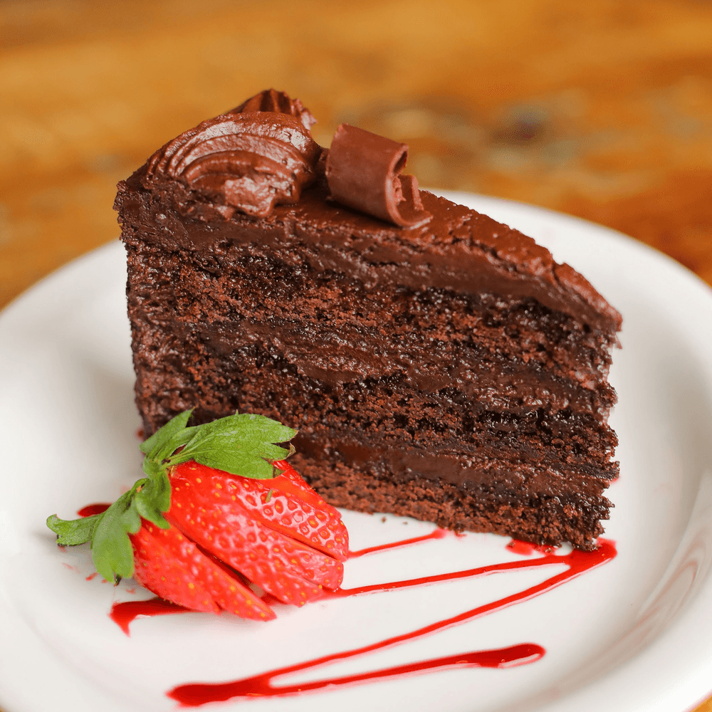 Triple chocolate cake
