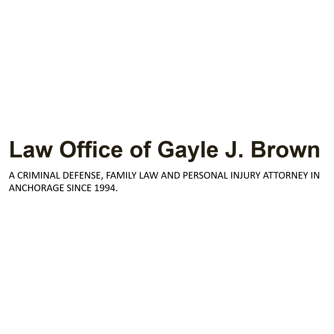 Law Office of Gayle J. Brown