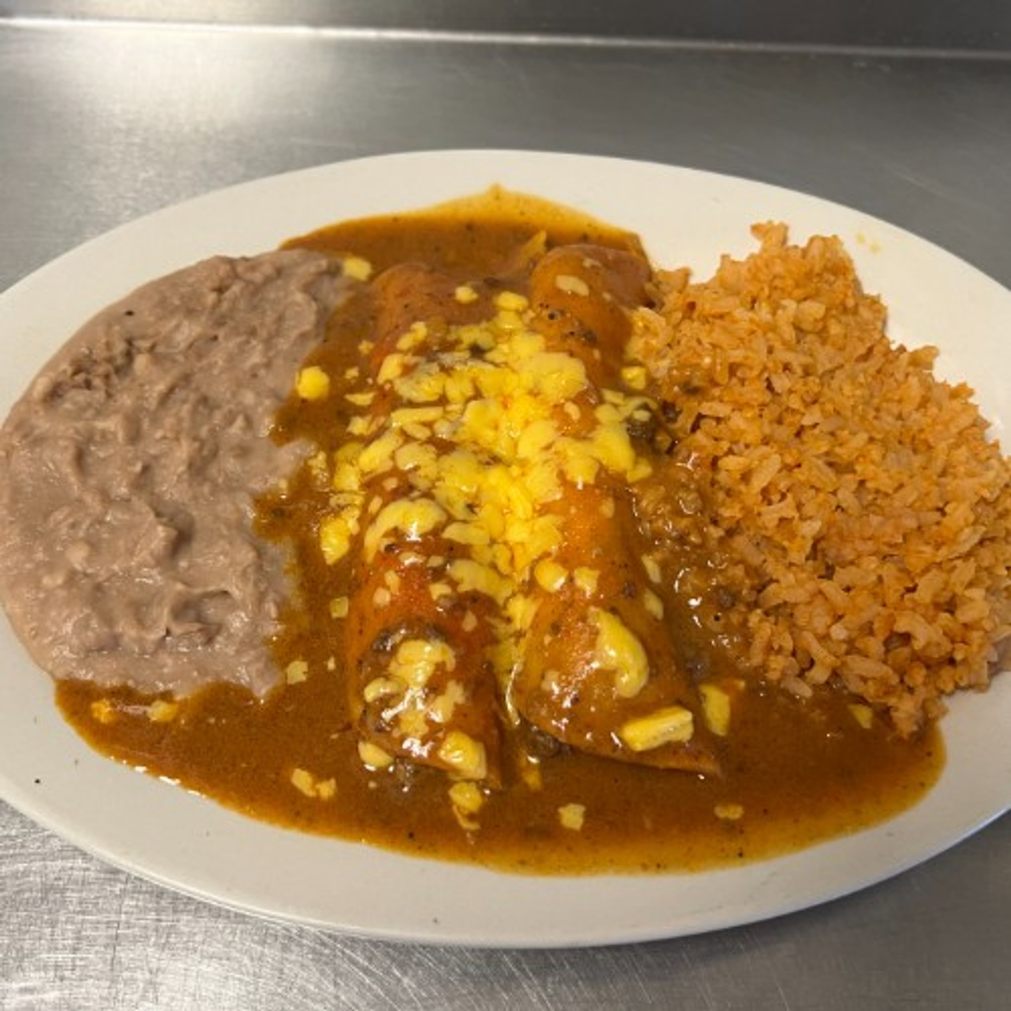 Two Enchiladas Plate